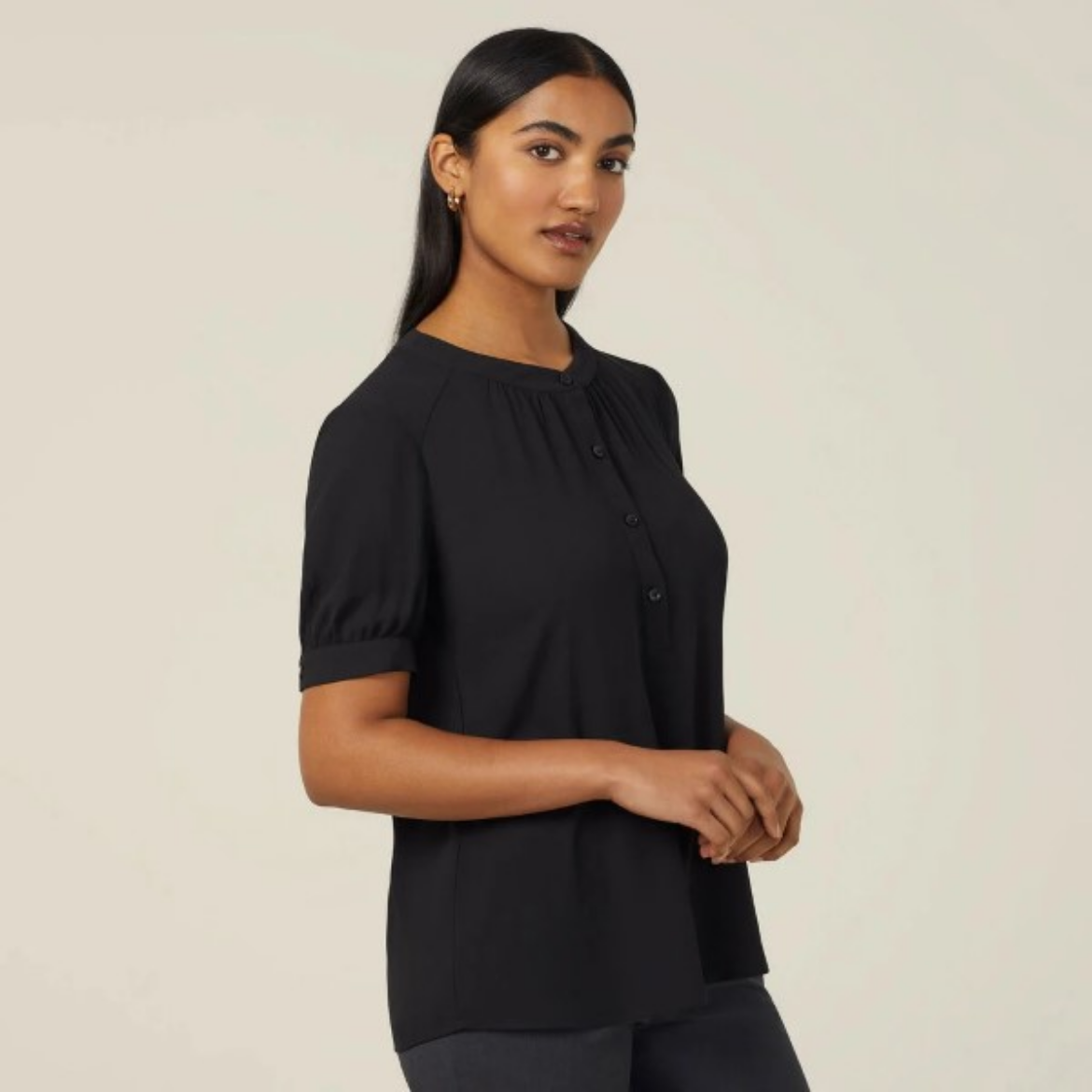 Picture of NNT Ladies Georgie Short Sleeve Top