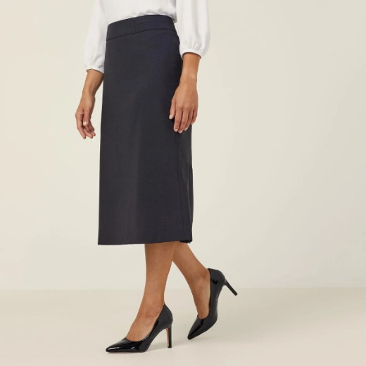 Picture of NNT Ladies Stretch Wool Blend Long Line Skirt