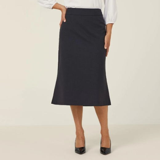 Picture of NNT Ladies Stretch Wool Blend Long Line Skirt