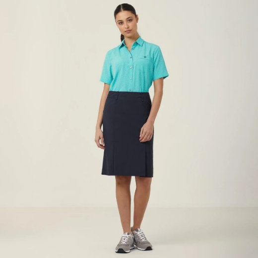 Picture of NNT Ladies P/V Stretch Twill Pleat Straight Skirt