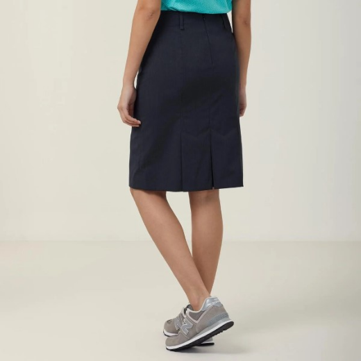 Picture of NNT Ladies P/V Stretch Twill Pleat Straight Skirt