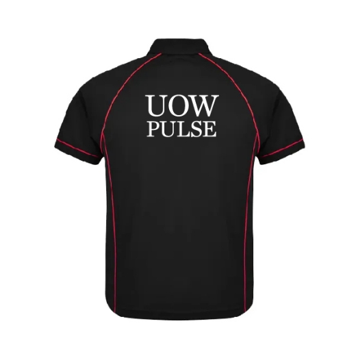 Picture of Aussie Pacific Mens Endeavour Polo Shirt Black/Red