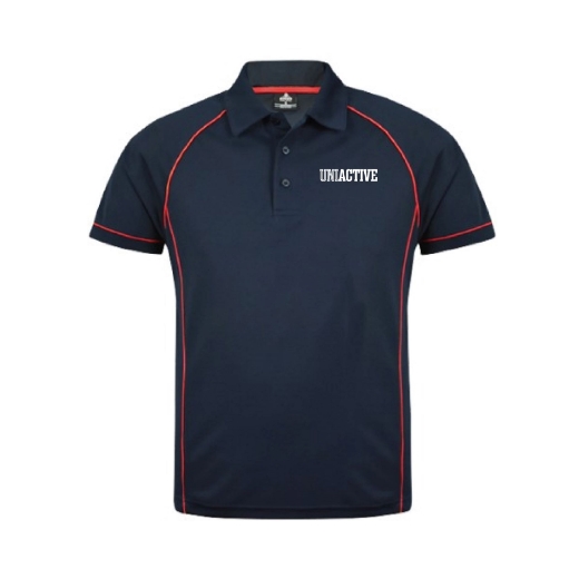 Picture of Aussie Pacific Mens Endeavour Polo Shirt Navy/Red