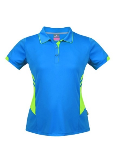 Picture of Aussie Pacific Ladies Tasman Polo Shirt 100% Polyester Microknit