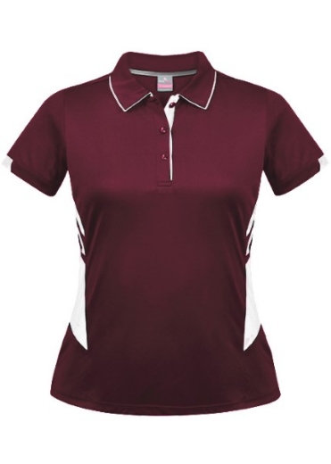Picture of Aussie Pacific Ladies Tasman Polo Shirt 100% Polyester Microknit