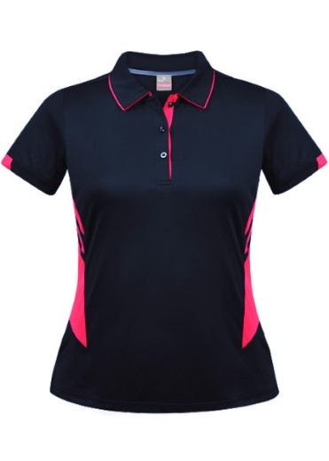 Picture of Aussie Pacific Ladies Tasman Polo Shirt 100% Polyester Microknit