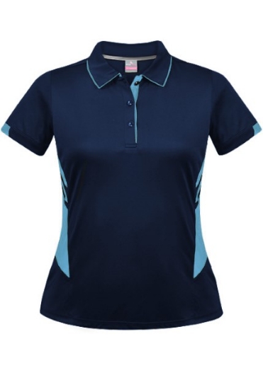 Picture of Aussie Pacific Ladies Tasman Polo Shirt 100% Polyester Microknit