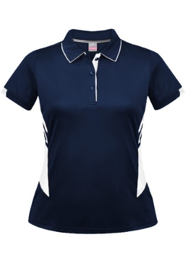 Picture of Aussie Pacific Ladies Tasman Polo Shirt 100% Polyester Microknit