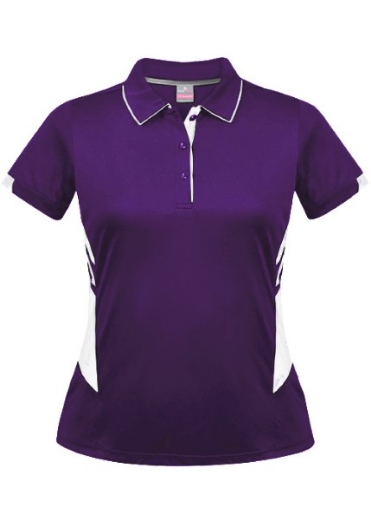 Picture of Aussie Pacific Ladies Tasman Polo Shirt 100% Polyester Microknit