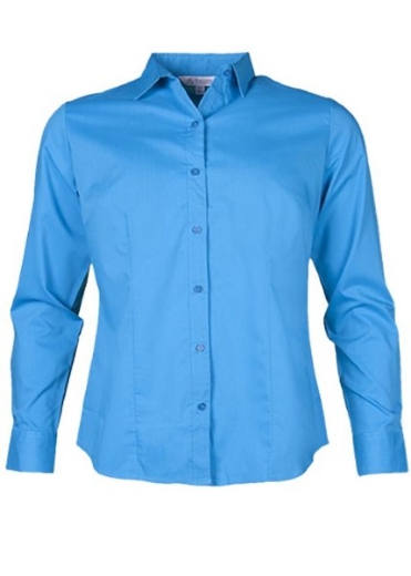 Picture of AP Business Ladies Long Sleeve Mosman Shirt