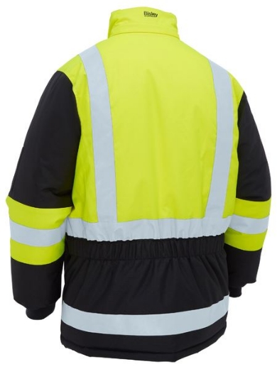 Picture of Bisley Hi Vis Freezer Jacket with H Pattern Reflective Tape