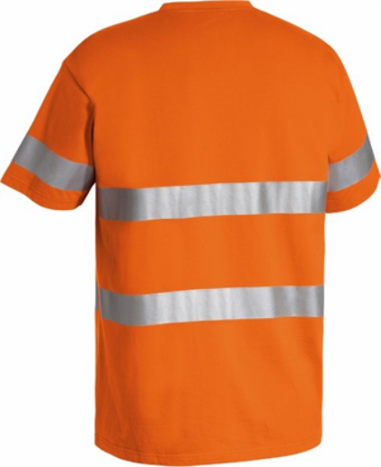 Picture of Bisley T-Shirt Short Sleeve 100% Cotton with Reflective Tape