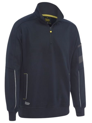Picture of Bisley 1/4 Zip Work Fleece Pullover