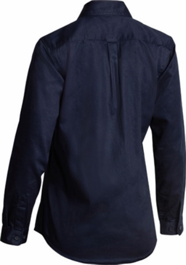 Picture of Bisley Ladies Cotton Drill Long Sleeve Work Shirt
