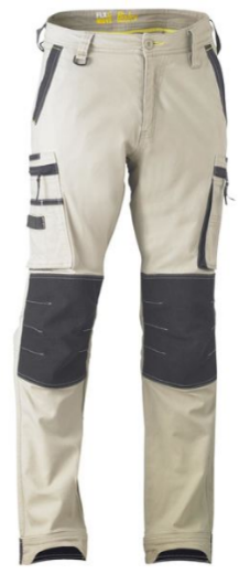 Picture of Bisley Flex & Move Stretch Utility Zip Cargo Pant Cotton/3% Spandex
