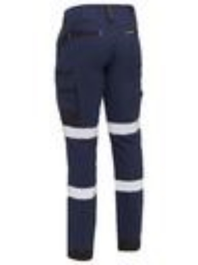 Picture of Bisley Flex & Move Stretch Utility Zip Cargo Pants Navy