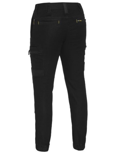 Picture of Bisley Flex & Move Stretch Cuffed Cargo Pants Denim