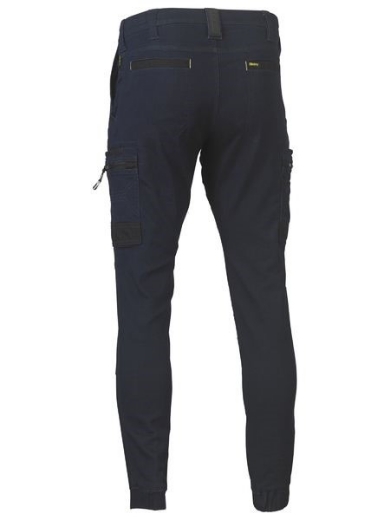 Picture of Bisley Flex & Move Stretch Cuffed Cargo Pants Denim