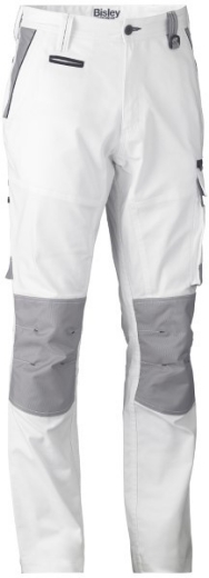 Picture of Bisley Painters Contrast Cargo Pants White