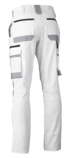 Picture of Bisley Painters Contrast Cargo Pants White
