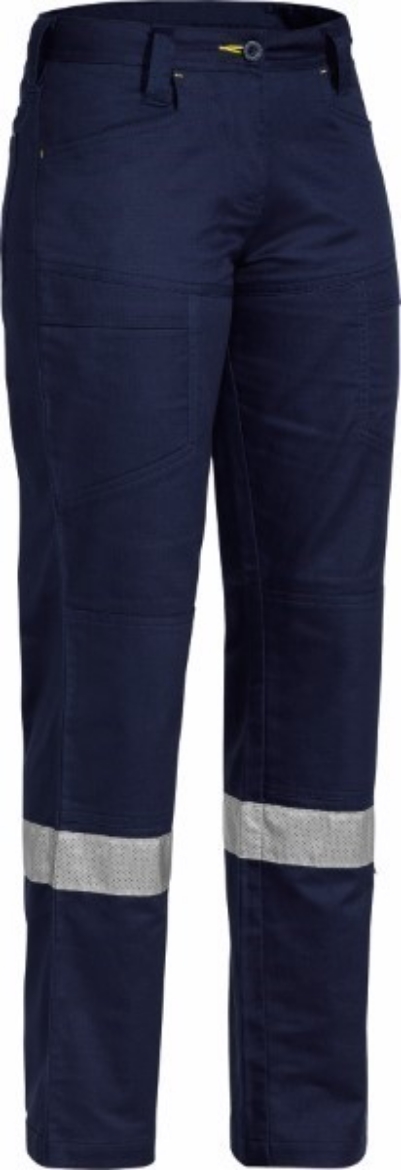 Picture of Bisley Ladies X Airflow Ripstop Work Pant with Reflective Tape
