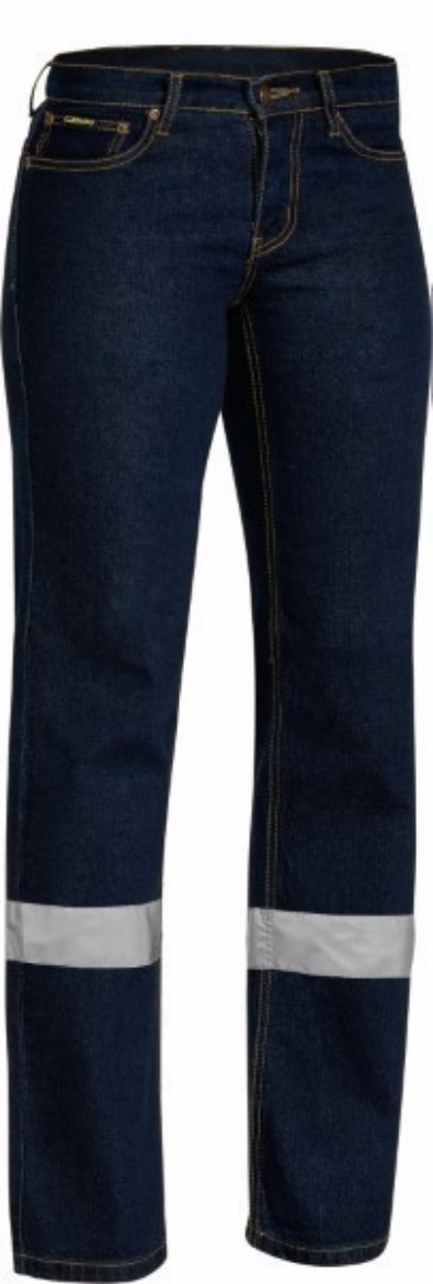 Picture of Bisley Ladies Taped Stretch Denim Jeans