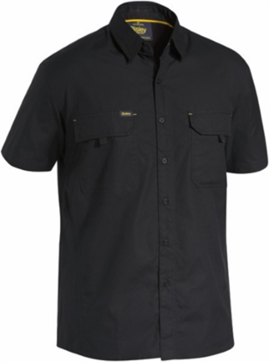 Picture of Bisley Mens X Airflow Short Sleeve Work Shirt 100% Cotton Ripstop