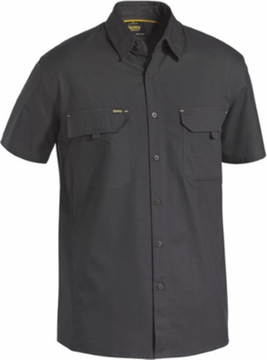 Picture of Bisley Mens X Airflow Short Sleeve Work Shirt 100% Cotton Ripstop