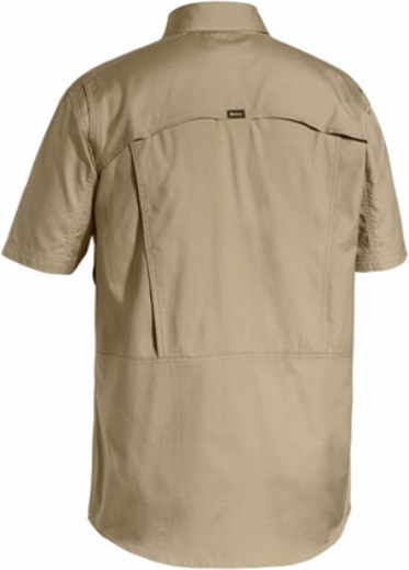 Picture of Bisley Mens X Airflow Short Sleeve Work Shirt 100% Cotton Ripstop