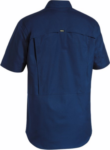 Picture of Bisley Mens X Airflow Short Sleeve Work Shirt 100% Cotton Ripstop