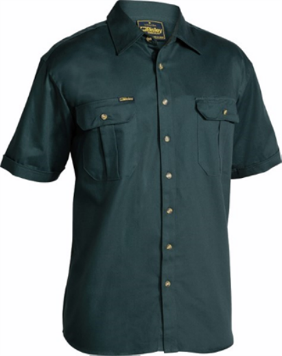 Picture of Bisley Original Cotton Drill Short Sleeve Shirt 100% Cotton