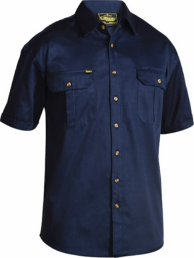 Picture of Bisley Original Cotton Drill Short Sleeve Shirt 100% Cotton