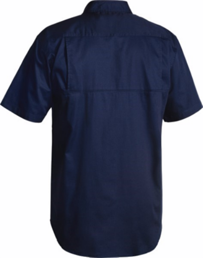 Picture of Bisley Cool Lightweight Short Sleeve Shirt 100% Cotton