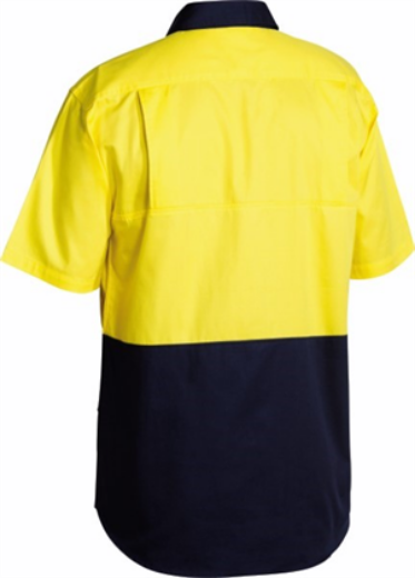 Picture of Bisley Lightweight Cool 2 Tone Short Sleeve Drill Shirt
