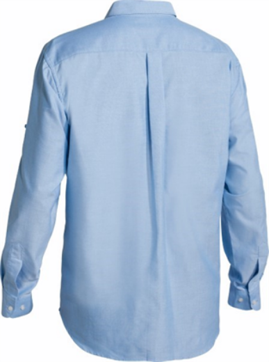 Picture of Bisley Oxford Shirt Long Sleeve 65% Polyester, 35% Cotton