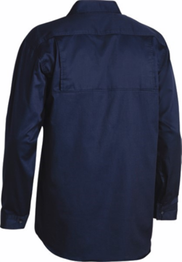 Picture of Bisley Cotton Drill Shirt Lightweight Long Sleeve with Gussetts