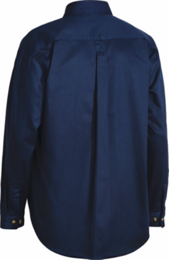 Picture of Bisley Cotton Drill Shirt Closed Front Long Sleeve