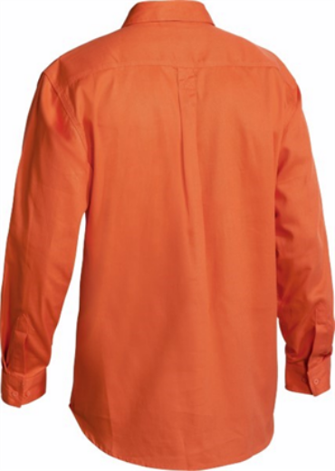 Picture of Bisley Cotton Drill Shirt Closed Front Long Sleeve