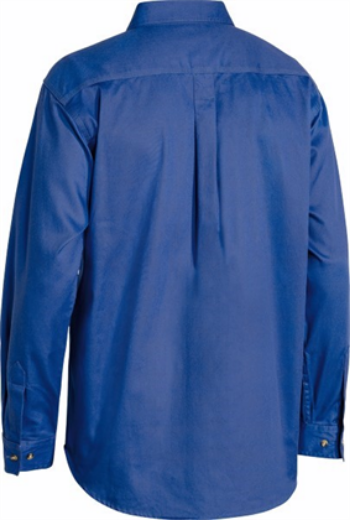 Picture of Bisley Cotton Drill Shirt Closed Front Long Sleeve