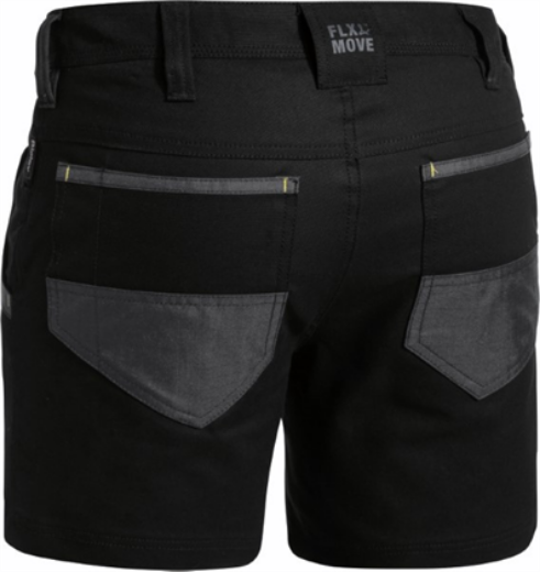 Picture of Bisley Flex & Move Stretch Short Short 100% Cotton Canvas Duck Weave