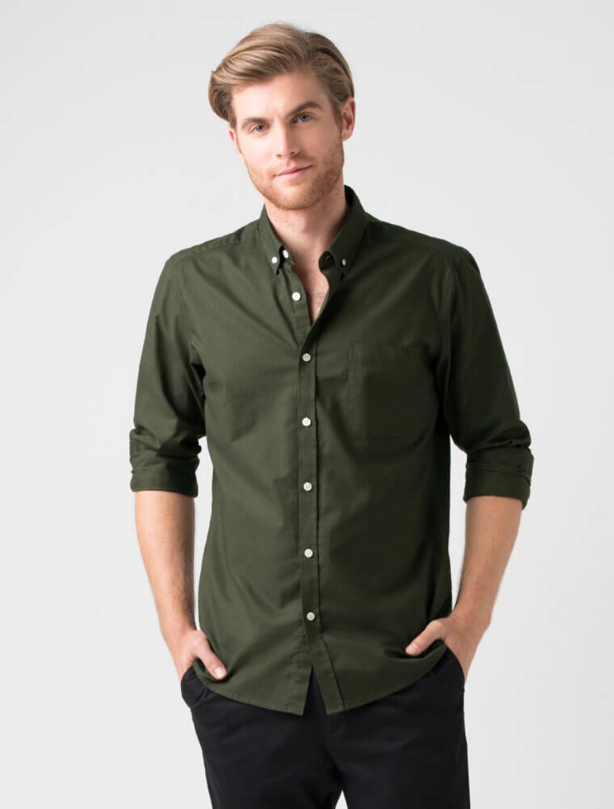 Picture of Mens Smith Oxford Shirt Long Sleeve