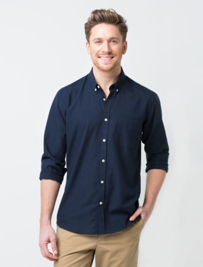 Picture of Mens Smith Oxford Shirt Long Sleeve