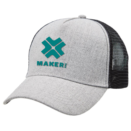 Picture of Legend Cap Heathered Mesh Trucker Including Maker Eng Embroided Logo