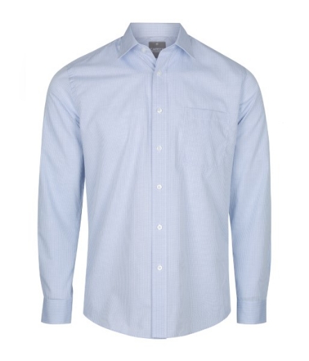 Picture of Gloweave Mens Guildford Square Textured Long Sleeve Shirt