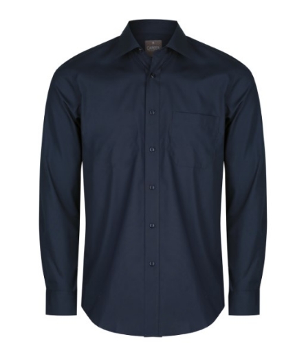 Picture of Gloweave Mens Nicholson Premium Poplin Long Sleeve Shirt w/pocket