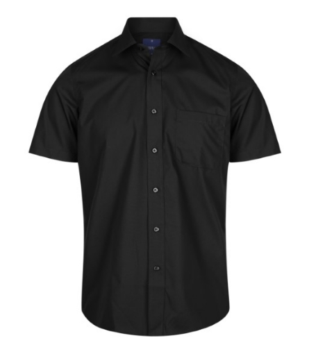 Picture of Gloweave Mens Nicholson Premium Poplin Short Sleeve Shirt w/pocket