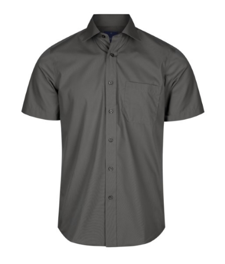 Picture of Gloweave Mens Nicholson Premium Poplin Short Sleeve Shirt w/pocket