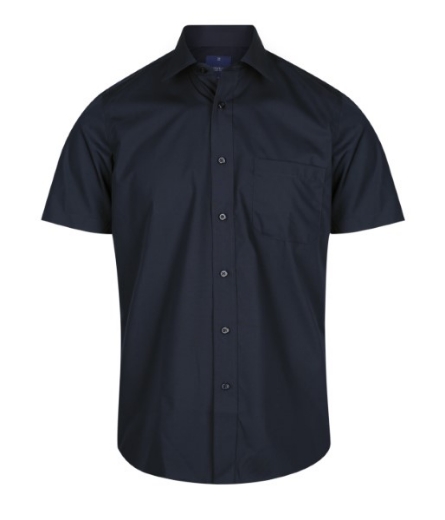 Picture of Gloweave Mens Nicholson Premium Poplin Short Sleeve Shirt w/pocket