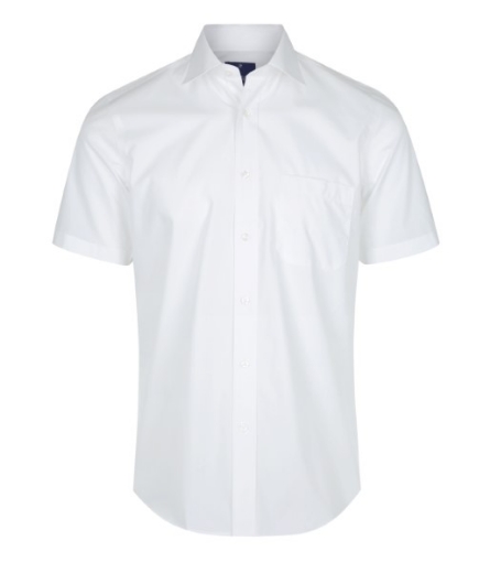 Picture of Gloweave Mens Nicholson Premium Poplin Short Sleeve Shirt w/pocket