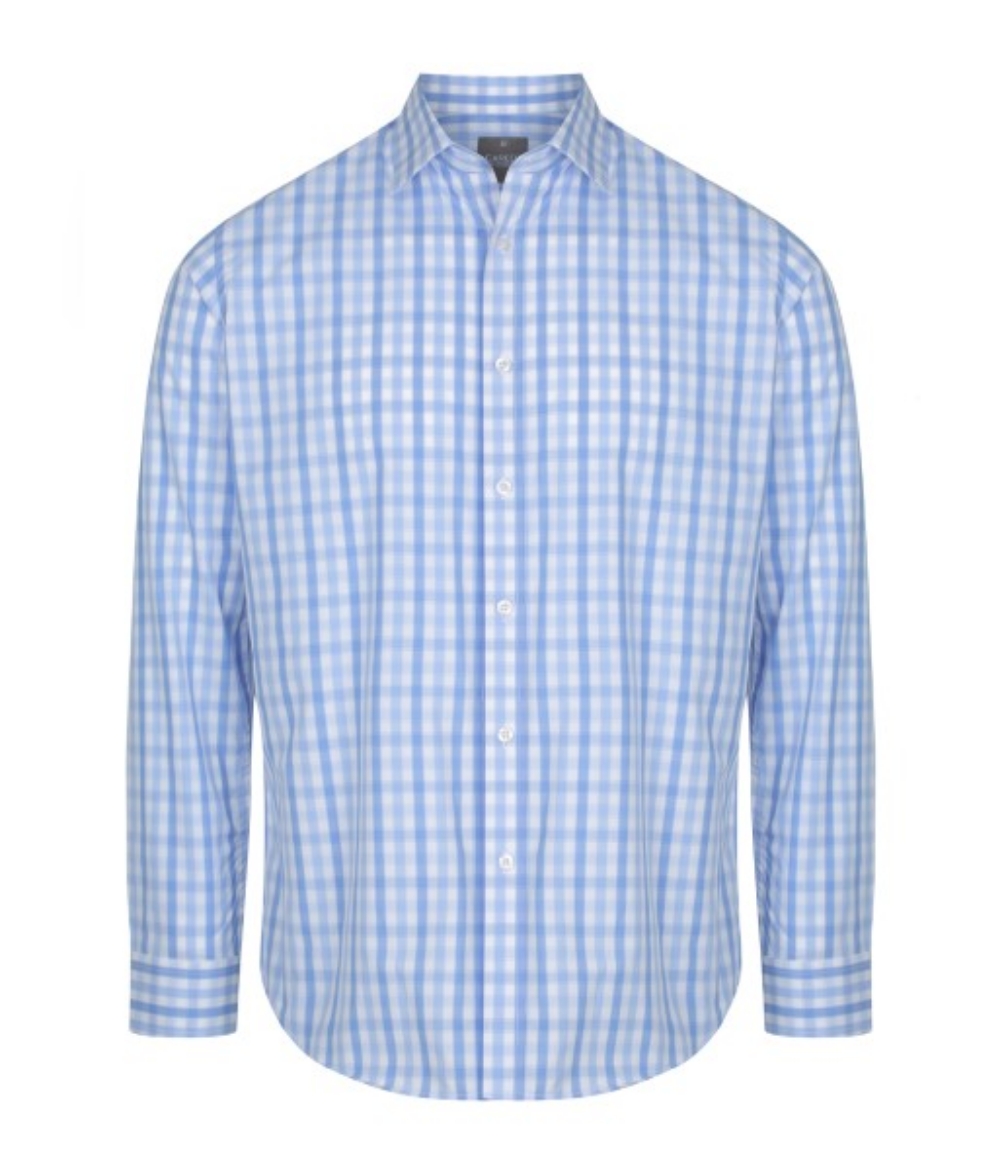 Picture of Gloweave Mens Foxton Tonal Check Long Sleeve Shirt